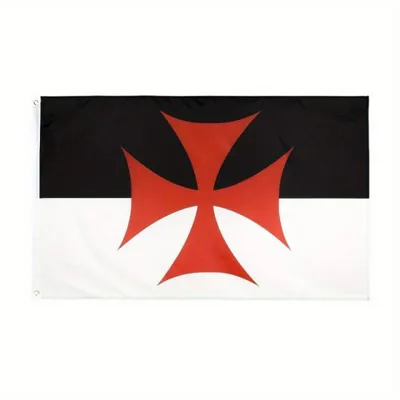Zastava Templarskega reda 90x150 cm Templarska zastava